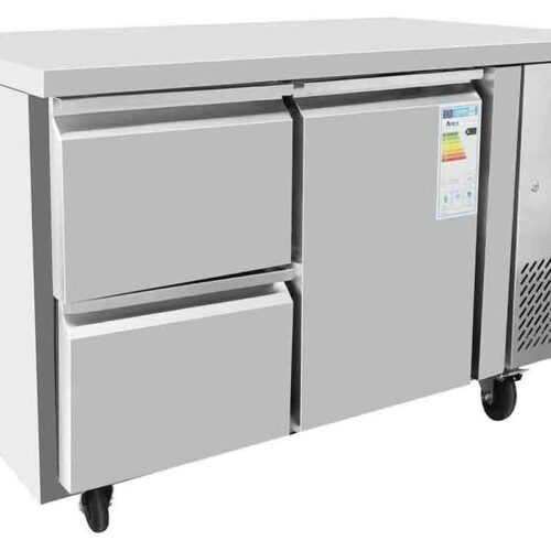 ATOSA EPF3523GR — Table Positive 1 Portes + 2 Tiroirs 1/2