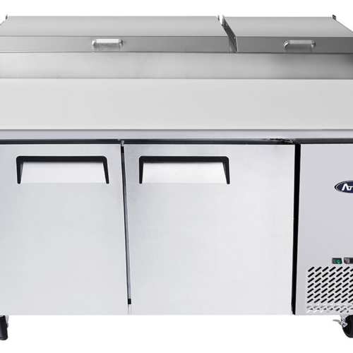 ATOSA MPF8202GR — Table Preparation A Pizzas 2 Portes X9 Bacs Gn1/3