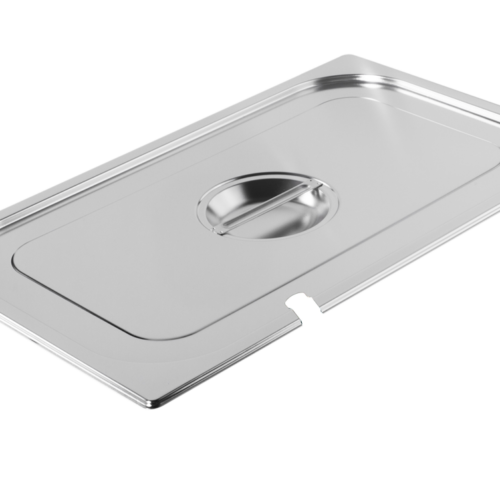 ATOSA P11000 — Couvercles Inox Avec Encoche Pour Bacs Gn1/1