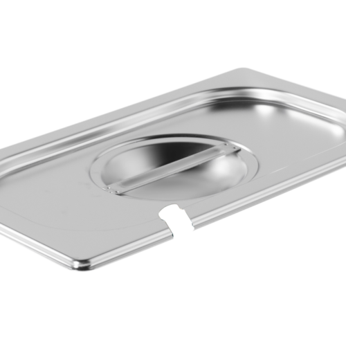 ATOSA P14000 — Couvercles Inox Avec Encoche Pour Bacs Gn1/4