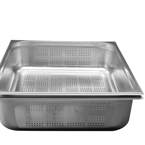 ATOSA P21150 — Bacs Gastronormes Perfores Inox Gn2/1 Prof 150mm