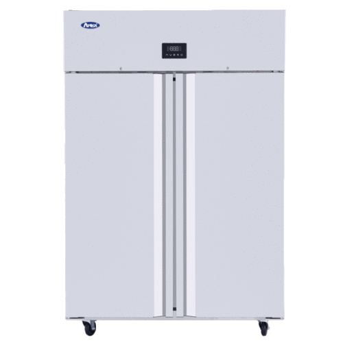 ATOSA PBF80FSGR-FULL304 — Armoire Emboutie Gn2/1 Negative 2 Portes Full Aisi 304 Connectée