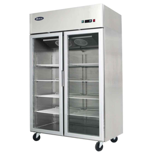 ATOSA YCF9402GR — Armoire Compacte Vitree Positive 2 Portes