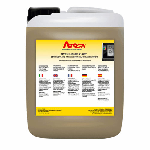 ATOSA LIQUIDE_2_ACT — Liquide Lavage Et Rinçage Pour Les Fours Autonettoyants - Bidon 5l