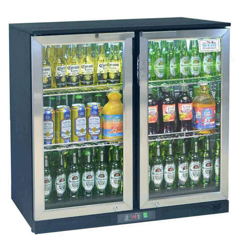 ATOSA BDS-210 — Arriere Bar 2 Portes Battantes Inox