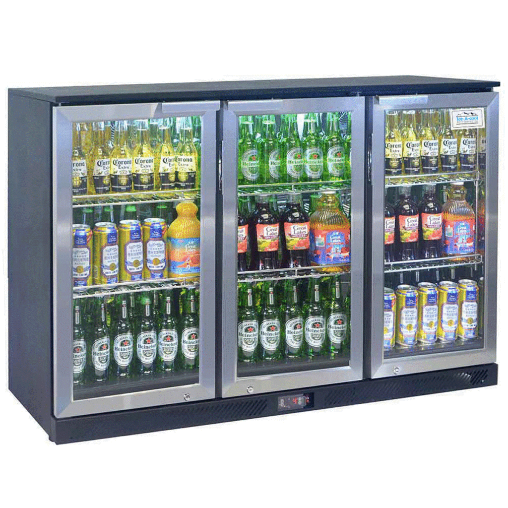 ATOSA BDS-310 — Arriere Bar 3 Portes Battantes Inox