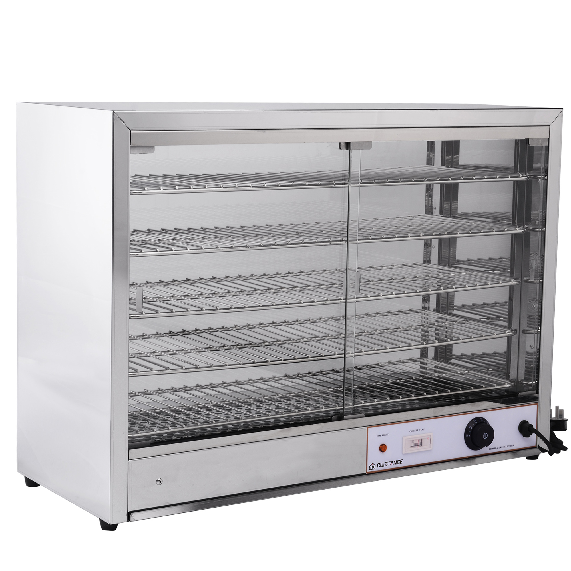 Vitrine chauffante en inox - FW805