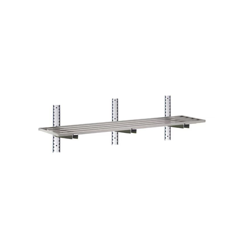 Etagère murale ajourée en inox - STSA084
