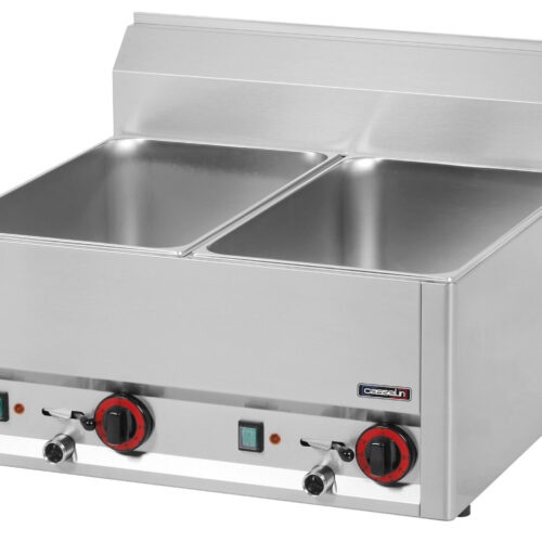 Double bain-marie GN 1/1 avec vannes de vidange 66 - C6DBMV66