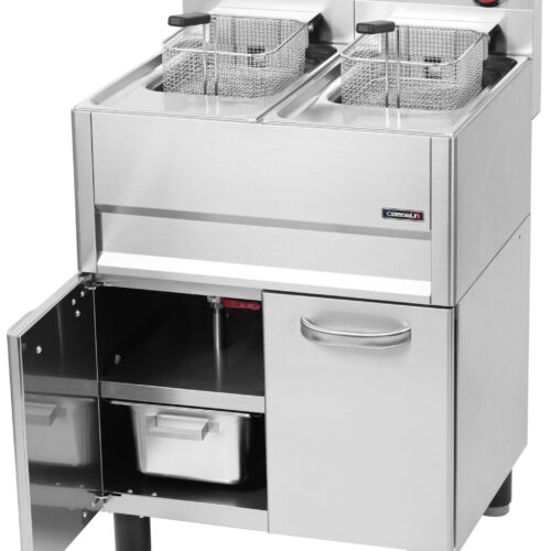 Friteuse électrique 2 x 8 litres avec soubassement 66 - C6FE8266S