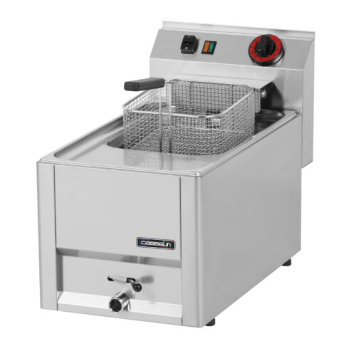 Friteuse électrique à poser avec vanne de vidange 8 litres T 33 - C6FEV8T33