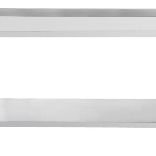 Table de travail inox 600 avec dosseret et étagère 800 mm - C6TTDE80
