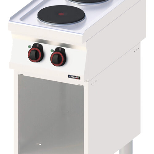 Fourneau électrique 2 feux avec soubassement 40 - C7FOE2F40S