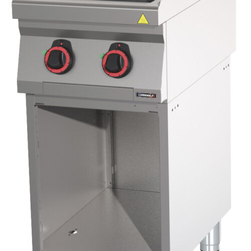 Fourneau électrique 2 plaques coup de feu avec soubassement 40 - C7FOE2P40S
