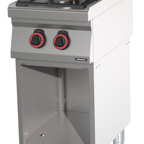 Fourneau gaz 2 feux avec soubassement 40 - C7FOG2F40S