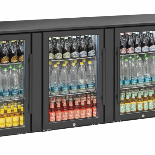 Arrière bar 3 portes vitrées - CAB3PV