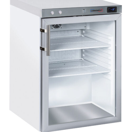 Armoire négative à spiritueux vitrée 140 L Blanche - CANV140LB