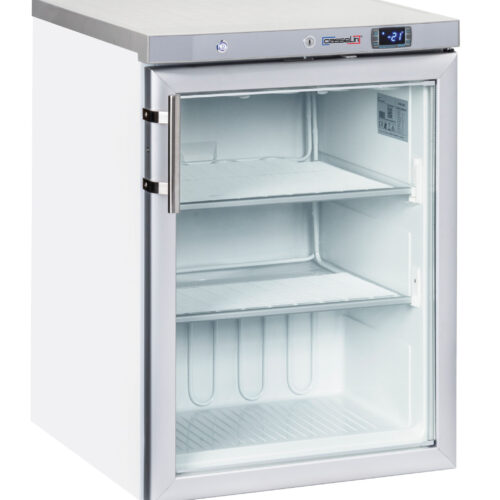 Armoire négative vitrée 200 L Blanche - CANV200LB