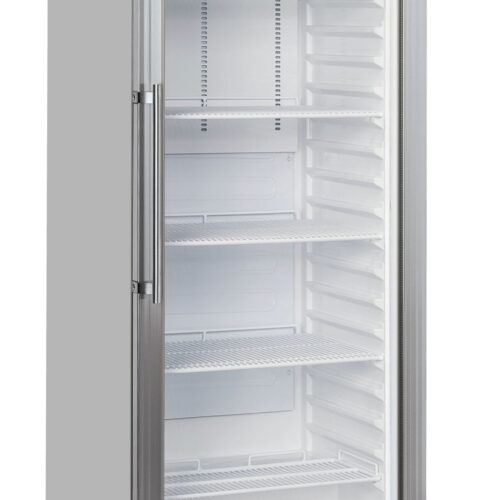 Armoire positive vitrée 400 L Inox - CAPV400L