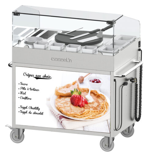 Chariot à crêpière 40 encastrée - CCHCC40E
