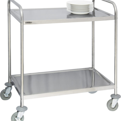 Chariot en inox 2 plateaux - CCI2