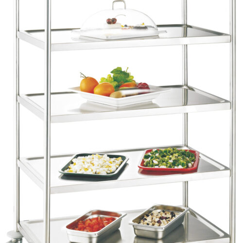 Chariot inox 5 plateaux - CCI5