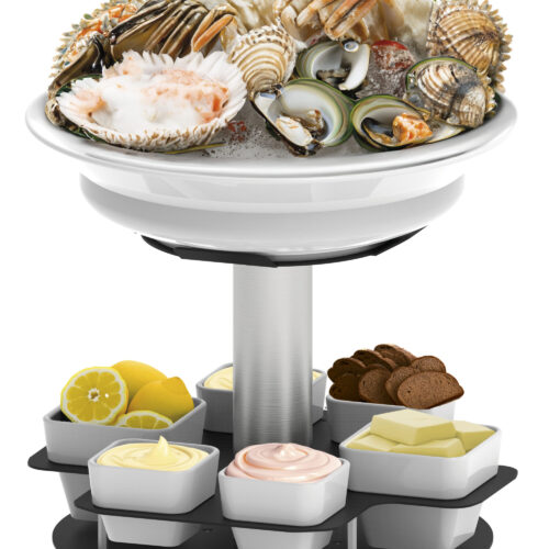 Présentoir à fruits de mer rotatif 2 Fuly - CPFR2F