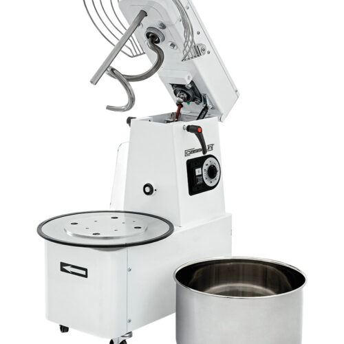 Pétrin à spirale tête relevable et cuve amovible 25Kg - CPSTRCA25