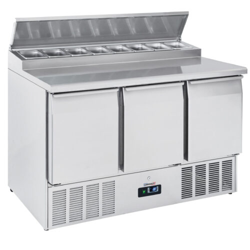 Saladette 3 portes 8 x GN 1/6 - CSA3P816