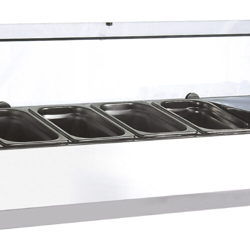 Saladette à poser 5x GN 1/4 - CSAP514