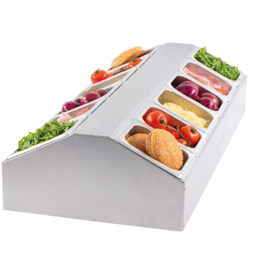 Support pour 12 bacs GN 1/6 - central - CSBG1216C