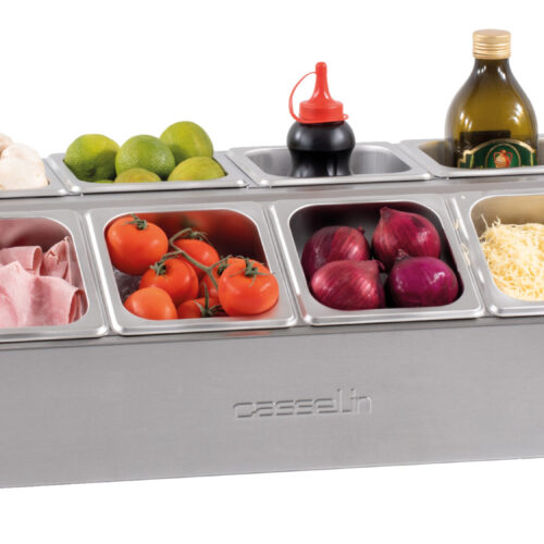Support pour 12 bacs GN 1/6 - 2 rangs - CSBG1216R