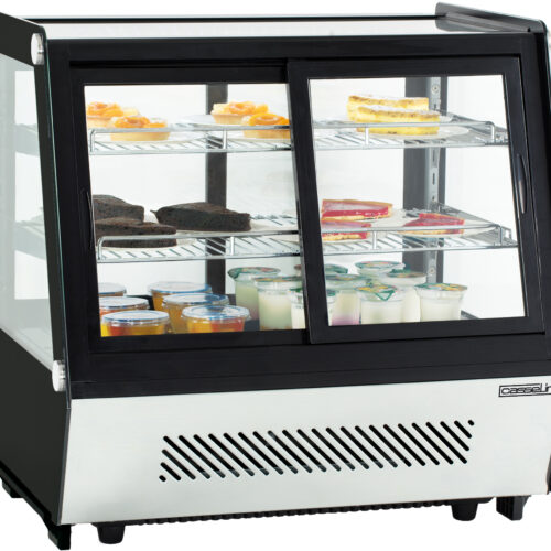 Vitrine réfrigérée à poser double portes 125L - CVR125L