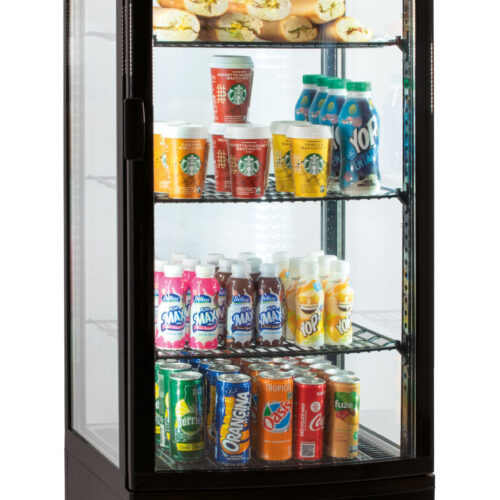 Vitrine réfrigérée positive 235L Noire - CVR235LN
