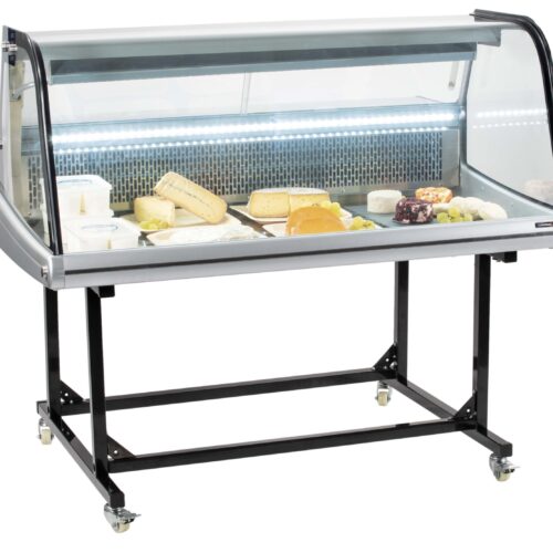 Vitrine réfrigérée de marché 256L sur chariot - CVRM256L