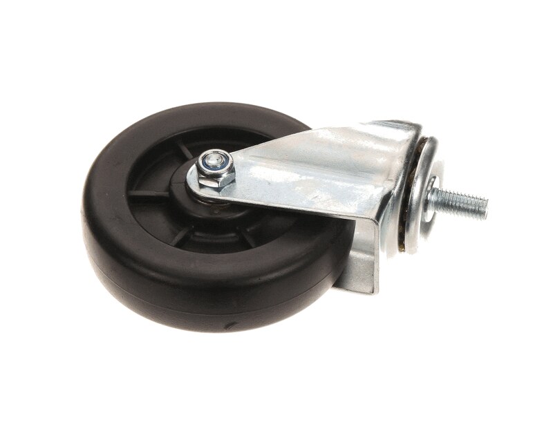 Roue pivotante sans frein a tige filetee, diametre 12,7 cm, ATOSA 301990036 pour friteuse AT7G