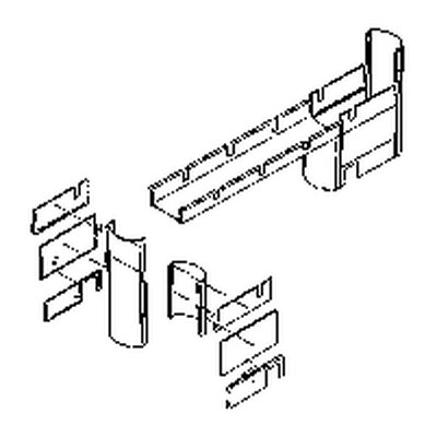 MBM A777165 — Revetement saillie double, long. cm 250
