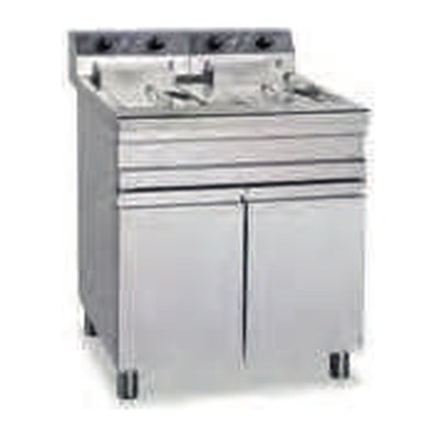 MBM EF12+12S — Friteuse électrique 2 cuve 12-14 lt+12-14 lt